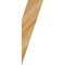 Ekena Millwork 4"W x 6"D x 18"H Traditional Rough Sawn Knee Brace, Western Red Cedar BRC04X06X18TRA00RWR - alternate 2